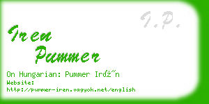 iren pummer business card